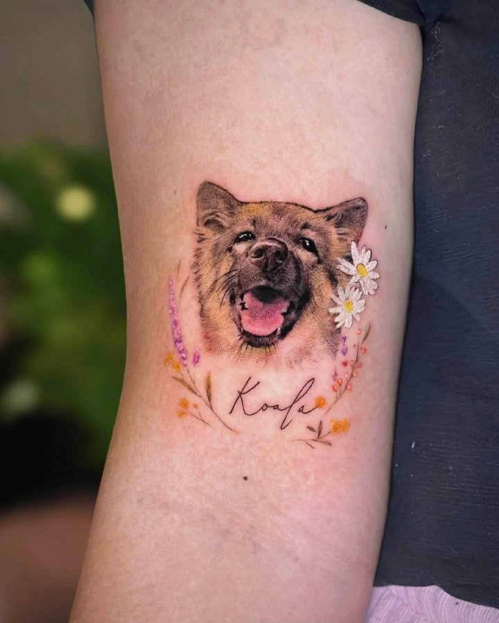 Watercolor Dog Portrait